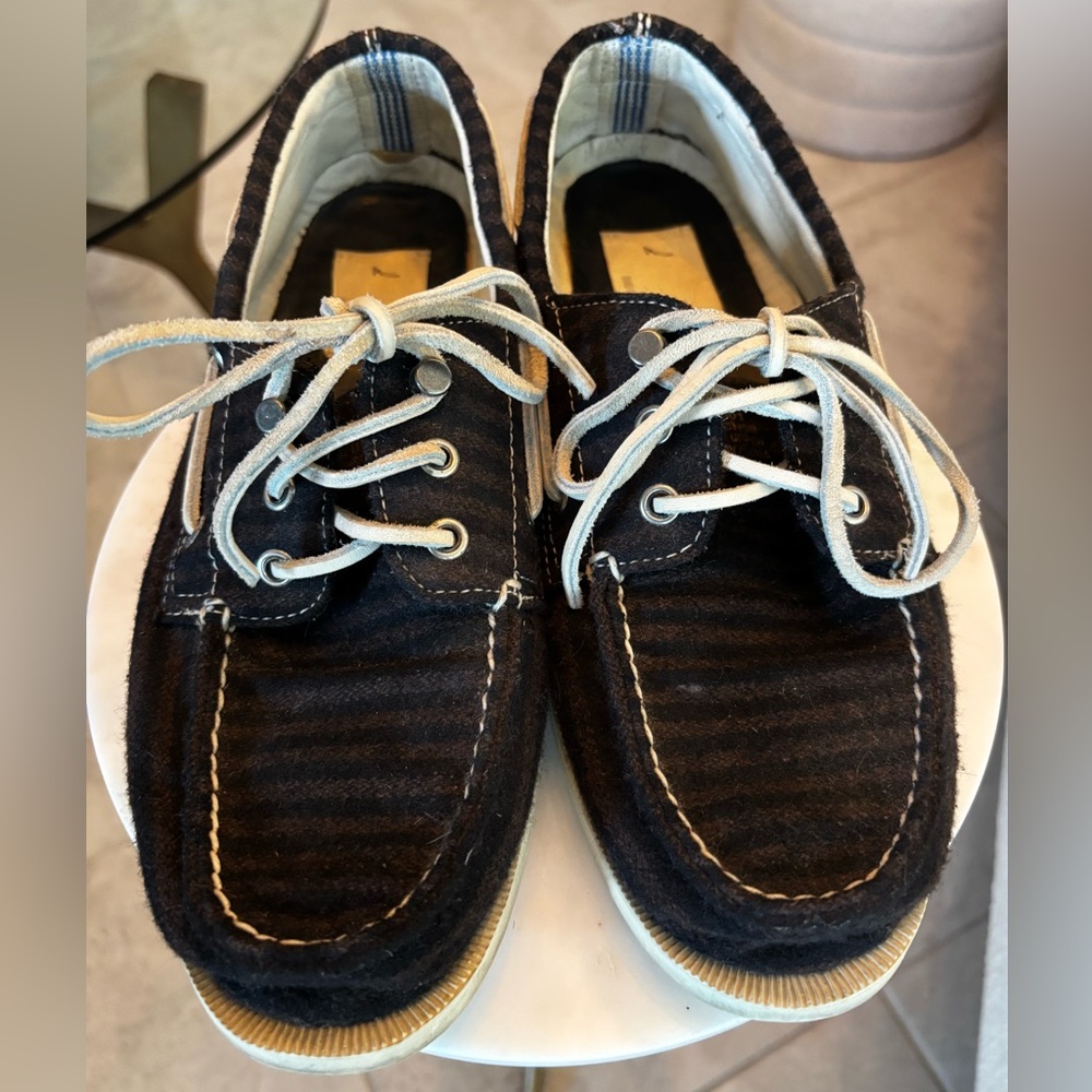 Sperry Top-Sider x Band Of Outsiders Striped Boat Shoes